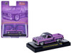 1979 Chevrolet Silverado Stepside Pickup Truck Pink with Purple Top and Graphics Limited Edition to 9350 pieces Worldwide 1/64 Diecast Model Car M2 Machines 31500-MJS89