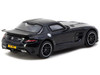 Mercedes Benz SLS AMG Coupe Black Series Black Metallic Global64 Series 1/64 Diecast Model Tarmac Works T64G-027-BK