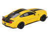 Ford Mustang LB Works Triple Yellow with Black Stripes Limited Edition 1/64 Diecast Model Car Mini GT MGT01077