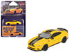 Ford Mustang LB Works Triple Yellow with Black Stripes Limited Edition 1/64 Diecast Model Car Mini GT MGT01077