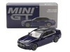 BMW i7 xDrive60 Tanzanite Blue Metallic with Sun Roof Limited Edition 1/64 Diecast Model Car Mini GT MGT01111