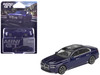 BMW i7 xDrive60 Tanzanite Blue Metallic with Sun Roof Limited Edition 1/64 Diecast Model Car Mini GT MGT01111