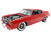 1970 Chevrolet Chevelle SS Red Eye Red with White Stripes Limited Edition to 354 pieces Worldwide 1/18 Diecast Model Car ACME A1805529