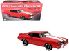1970 Chevrolet Chevelle SS Red Eye Red with White Stripes Limited Edition to 354 pieces Worldwide 1/18 Diecast Model Car ACME A1805529