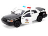 Ford Crown Victoria LAPD Los Angeles Police Department Black and White The Fast and the Furious 2001 Movie Fast & Furious Series 1/32 Diecast Model Car Jada 36357