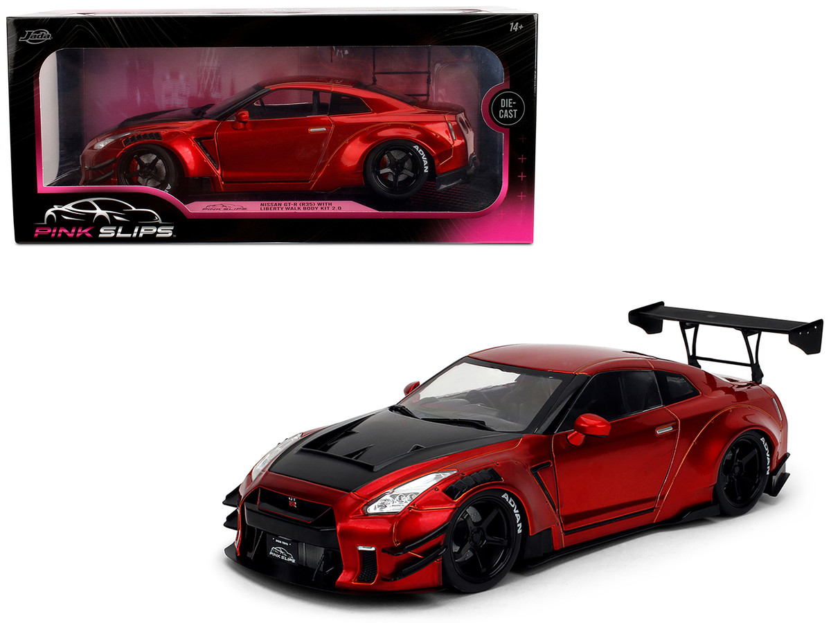 Nissan GT R R35 Liberty Walk Body Kit 2 0 RHD Right Hand Drive Red