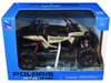 Polaris RZR XP 1000 Dune Buggy Sand Metallic 1/18 Diecast Model New Ray 57593E