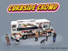 Curbside Crowd 6 piece Diecast Figure Set 6 Figures Limited Edition for 1/64 Scale Models American Diorama AD-2429MJ