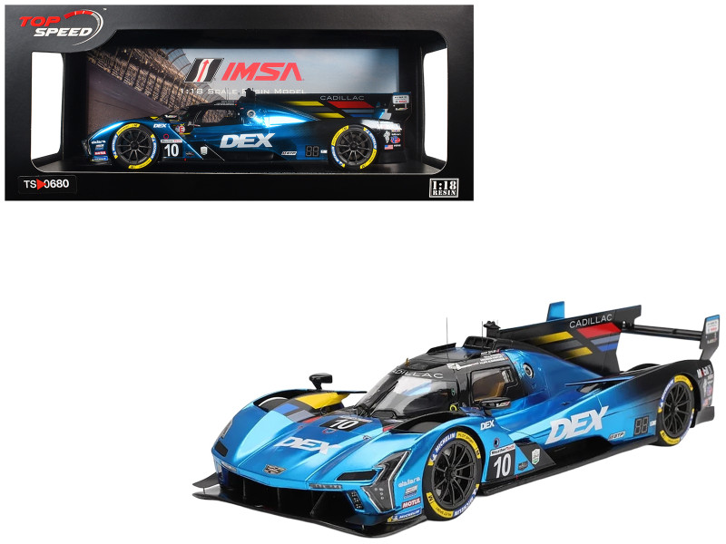 Cadillac V Series R #10 Filipe Albuquerque  Brendon Hartley Will Stevens Ricky Taylor Cadillac Wayne Taylor Racing IMSA 24 Hours of Daytona 2025 1/18 Model Car Top Speed TS0680
