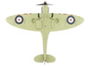 Supermarine Spitfire Mk.1a Fighter Aircraft X4009 Flight Lieutenant P.C. Hughes 1940 British Royal Air Force Air Power Series 1/48 Diecast Model Hobby Master HA7818