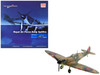 Supermarine Spitfire Mk.1a Fighter Aircraft X4009 Flight Lieutenant P.C. Hughes 1940 British Royal Air Force Air Power Series 1/48 Diecast Model Hobby Master HA7818