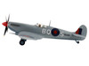 Supermarine Spitfire Mk IXc Fighter Aircraft MA466 BQ-S No. 451 Squadron Corsica 1944 Royal Australian Air Force Air Power Series 1/48 Diecast Model Hobby Master HA8328