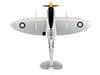 Supermarine Spitfire Mk VIII Fighter Aircraft A53-379 Flight Lieutenant David Glaser No. 549 Squadron Strauss Airstrip 1944 Royal Australian Air Force Air Power Series Diecast Model Hobby Master HA8329