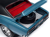 1967 Chevrolet Yenko Camaro YS760 Nantucket Blue Metallic with Black Stripes Black Vinyl Top and Red Interior Muscle Car & Corvette Nationals MCACN American Muscle Series 1/18 Diecast Model Car Auto World AMM1329