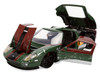 2005 Ford GT Green Weathered with Graphics and Boba Fett Figure Star Wars Franchise Hollywood Rides Series 1/24 Diecast Model Car Jada 36909