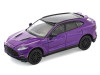 Aston Martin DBX 707 Storm Purple Metallic with Black Top 1/64 Diecast Model Car Pop Race PR640268