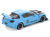 Mazda RX8 RE-Amemiya Widebody RHD Right Hand Drive Light Blue with Carbon Hood 1/64 Diecast Model Car Pop Race PR640270