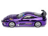 Toyota Supra Top Secret GT300 RHD Right Hand Drive Purple Chrome Tokyo Auto Salon - Hong Kong 2025 1/64 Diecast Model Car Pop Race PR640458