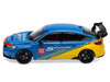 Honda Civic Type R FL5 Spoon Sports Blue and Yellow Tokyo Auto Salon - Hong Kong 2025 1/64 Diecast Model Car Pop Race PR640469