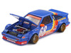 Toyota AE86 Sprinter Trueno Kaido Racing V1 RHD Right Hand Drive #68 Blue with Stripes Designed by Jun Imai Kaido House Special 1/64 Diecast Model Car Mini GT KHMG196