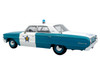 1964 Ford Galaxie 500 Police Car Chicago Police Department Blue and White Five0 Series Limited Edition to 504 pieces Worldwide 1/43 Diecast Model Iconic Replicas 43-0656