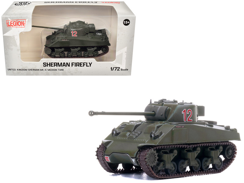 Sherman Firefly Mk.VC Medium Tank Velikye Luki A Squadron 1st Northamptonshire Yeomanry 33rd Armoured Brigade Normandy (1944) British Army 1/72 Diecast Model Legion LEG-12010LG