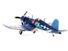 Vought F4U-1A Corsair Fighter Aircraft Ace Ira Kepford VF-17 Jolly Rogers Bougainville Solomon Islands 1944 United States Navy 1/72 Diecast Model Legion LEG-14619LH