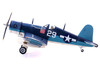 Vought F4U-1A Corsair Fighter Aircraft Ace Ira Kepford VF-17 Jolly Rogers Bougainville Solomon Islands 1944 United States Navy 1/72 Diecast Model Legion LEG-14619LH