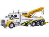 2018 Kenworth T880 Wrecker Tow Truck Towing Alabama's Finest White with Graphics 1/43 Diecast Model IXO Models TTR03722