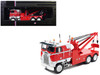 1987 Freightliner FLA Tow Truck Red and White 1/43 Diecast Model IXO Models U43TTR002