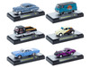 Auto Meets Set of 6 Cars IN DISPLAY CASES Release 92 Limited Edition 1/64 Diecast Model Cars M2 Machines 32600-92
