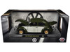 1952 Volkswagen Beetle Deluxe Model Dark Green with Beige Sides Limited Edition to 5250 pieces Worldwide 1/24 Diecast Model Car M2 Machines 40300-137A