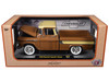 1958 Chevrolet Apache Cameo Pickup Truck Brown with Beige Top Limited Edition to 5250 pieces Worldwide 1/24 Diecast Model Car M2 Machines 40300-137B