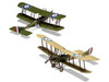 Level 2 Model Kit Royal Aircraft Factory BE2c Aircraft with 2 Scheme Options 1/72 Scale Plastic Model Kit Airfix AIRA02101F