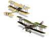 Level 2 Model Kit Royal Aircraft Factory BE2c Aircraft with 2 Scheme Options 1/72 Scale Plastic Model Kit Airfix AIRA02101F