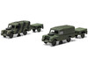 Level 2 Model Kit Land Rover LWB Hard Top Truck and Trailer with 2 Scheme Options 1/76 Scale Plastic Model Kit Airfix AIRA02324F