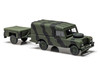 Level 2 Model Kit Land Rover LWB Hard Top Truck and Trailer with 2 Scheme Options 1/76 Scale Plastic Model Kit Airfix AIRA02324F