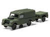 Level 2 Model Kit Land Rover LWB Hard Top Truck and Trailer with 2 Scheme Options 1/76 Scale Plastic Model Kit Airfix AIRA02324F