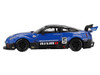 Nissan 35GT RR Ver 2 LB Silhouette Works GT #5 Blue with Black Top Limited Edition 1/64 Diecast Model Car Mini GT MGT01124