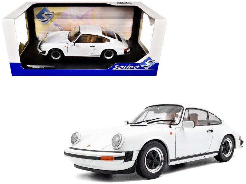 1974 Porsche 911 930 3.0 SC Grand Prix White 1/18 Diecast Model Car Solido S1802610