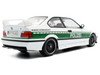 1991 BMW E36 M3 Custom Drift Polizei White with Green Stripes 1/18 Diecast Model Car Solido S1803915