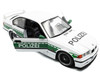 1991 BMW E36 M3 Custom Drift Polizei White with Green Stripes 1/18 Diecast Model Car Solido S1803915