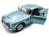 1964 Aston Martin DB5 RHD Right Hand Drive Light Blue Metallic 1/18 Diecast Model Car Solido S1807104