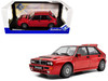 1995 Lancia Delta HF Integrale Edizione Finale Red with Stripes1/18 Diecast Model Car Solido S1807807