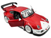 2020 RWB Bodykit Porco Rosso Red and White 1/18 Diecast Model Car Solido S1808505