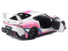 2024 Toyota GR Supra Itasha White with Graphics StreetFighters 1/18 Diecast Model Car Solido S1809008