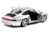 1996 Porsche 911 993 4S Polar Silver Metallic 1/18 Diecast Model Car Solido S1810103
