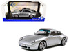 1996 Porsche 911 993 4S Polar Silver Metallic 1/18 Diecast Model Car Solido S1810103
