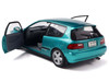1991 Honda Civic EG6 RHD Right Hand Drive Aztec Green Metallic 1/18 Diecast Model Car Solido S1810405