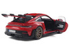 2024 Porsche 911 992 GT3 RS Guards Red with Black Stripes 1/18 Diecast Model Car Solido S1812101